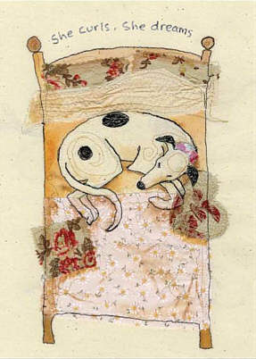 Two Bad Mice kaart She curls, she dreams