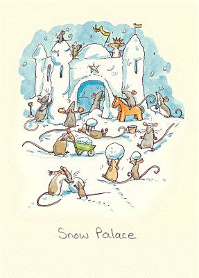 Two Bad Mice Kerstkaart Snow Palace