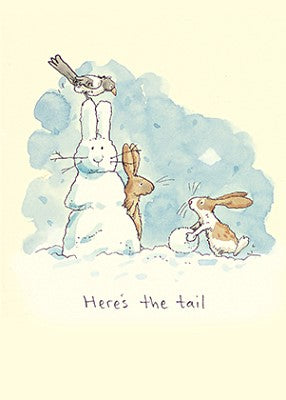 Two Bad Mice Kerstkaart Here's the Tail