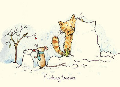 Two Bad Mice Kerstkaart Finishing Touches