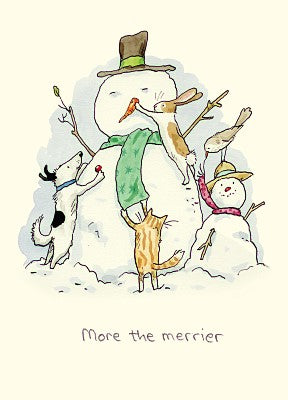 Two Bad Mice Kerstkaart More the Merrier