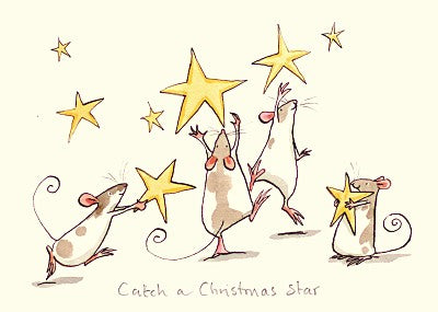 Two Bad Mice Kerstkaart Catch a Christmas Star