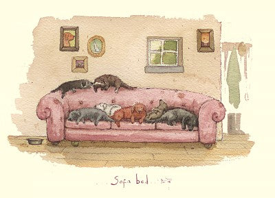 Two Bad Mice kaart Sofa Bed