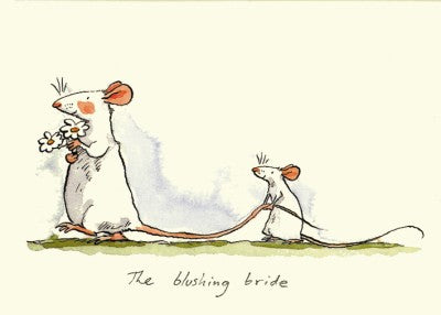 Two Bad Mice kaart The Blushing Bride