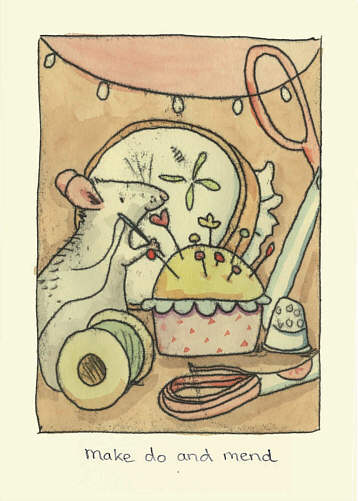 Two Bad Mice kaart Make Do and Mend