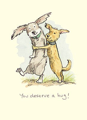 Two Bad Mice kaart You Deserve a Hug!