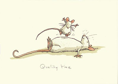 Two Bad Mice kaart Quality time