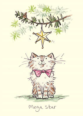 Two Bad Mice Kerstkaart Mega Star