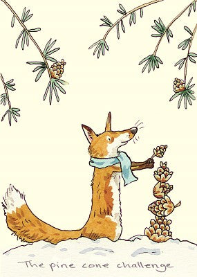 Two Bad Mice Kerstkaart The Pine Cone Challenge