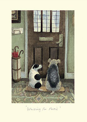 Two Bad Mice kaart Waiting for postie